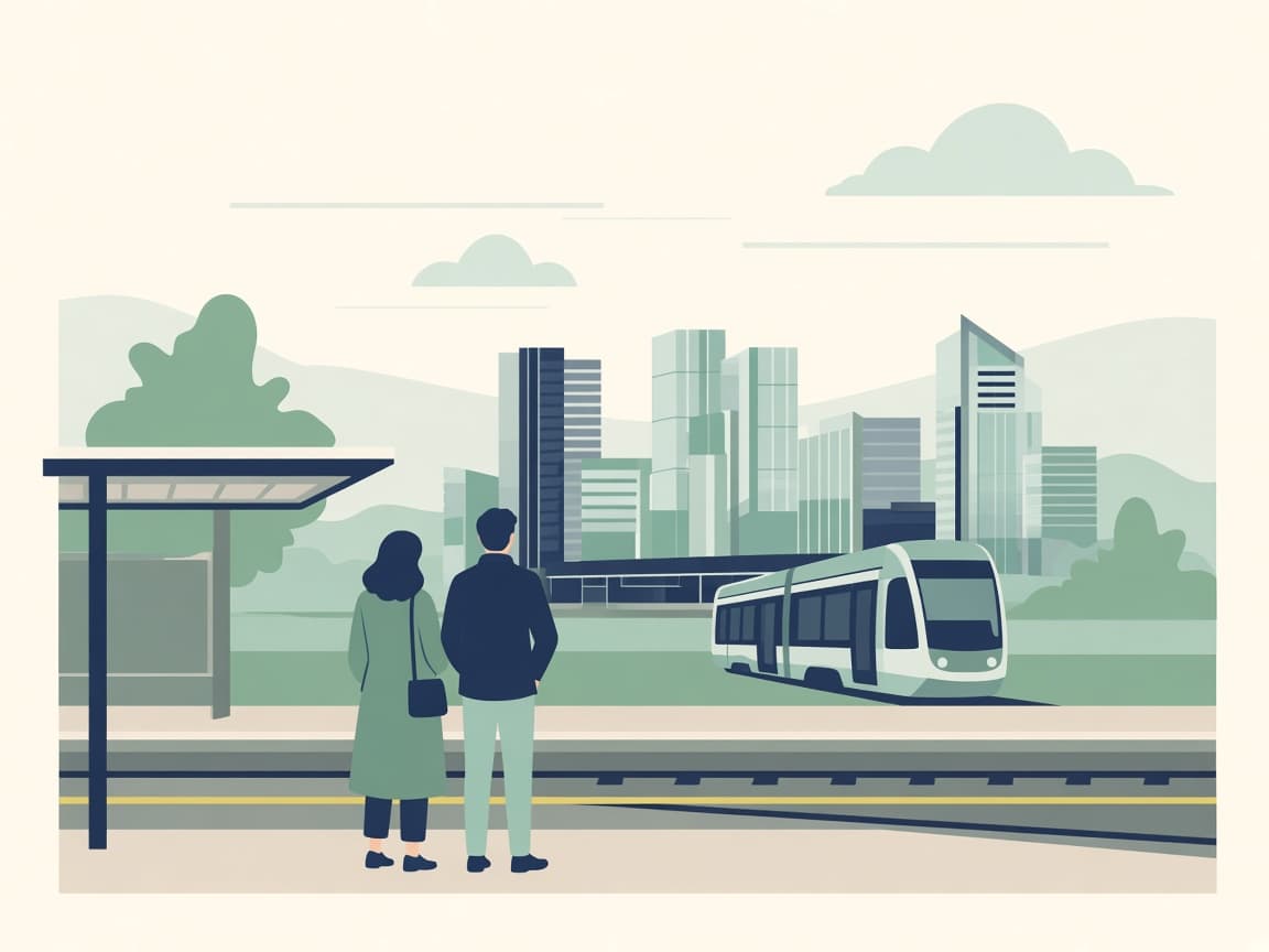 Illustration Île-de-France : RER et tours