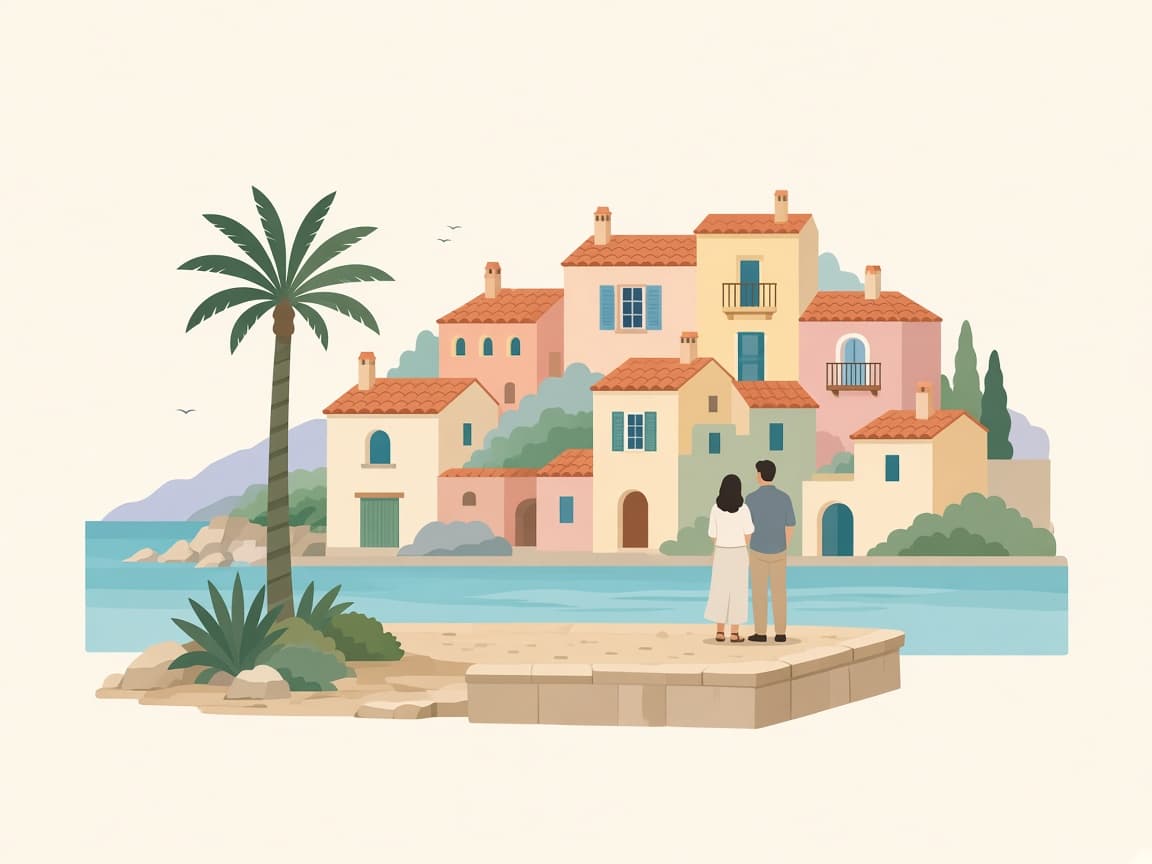 Illustration PACA : port méditerranéen