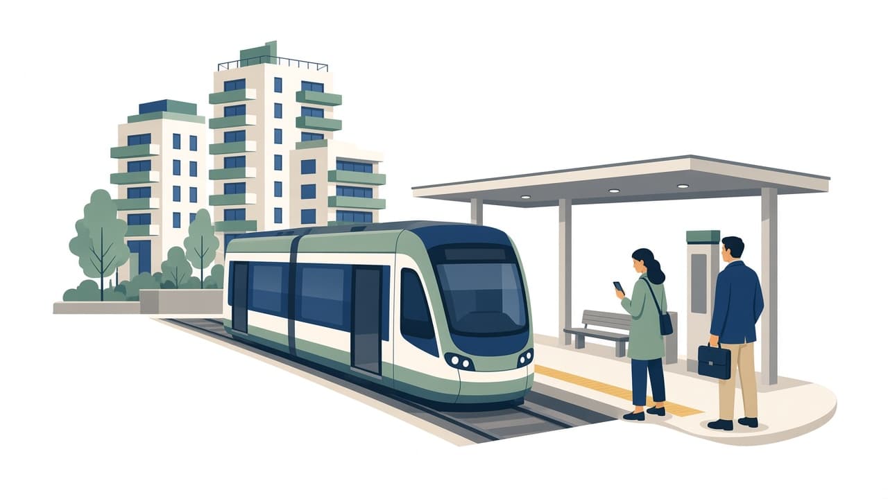 Voyageurs sur un quai de gare
