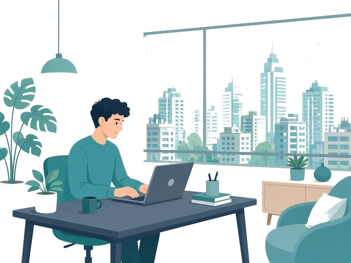 Télétravail dans un logement neuf