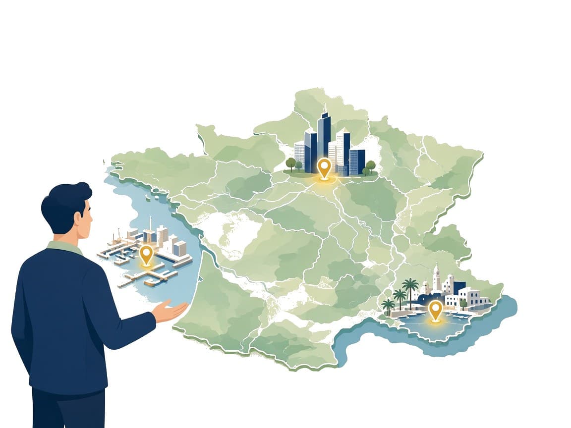 Choix sur une carte